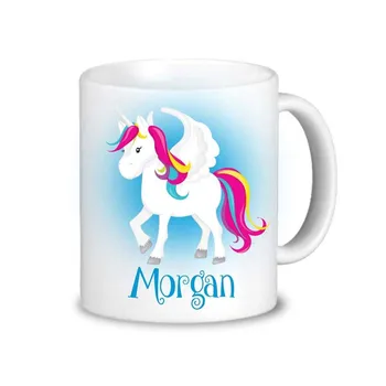 Personalized Unicorn Mug Rainbow Unicorn Cup Dinnerware Blue Unicorn Ceramic Mug, You Pick Color Kids Name Gift
Personalized Unicorn Mug Rainbow Unicorn Cup Dinnerware Blue Unicorn Ceramic Mug, You Pick Color Kids Name Gift