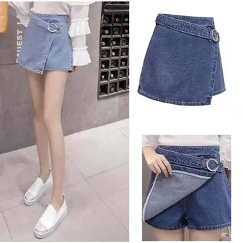 2019 new high waist loose shorts skirt wide leg was thin wild fashion denim shorts
2019 new high waist loose shorts skirt wide leg was thin wild fashion denim shorts