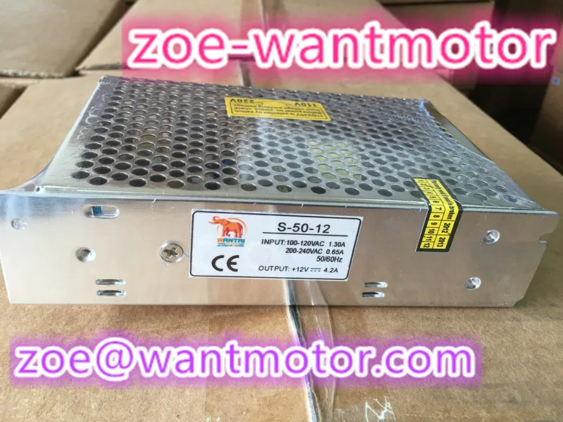 Best Quality WANTAI 12V 4A 50W Switching Power Supply AC110 220V To DC Driver for LED Strip CE ISO ROHS
Best Quality WANTAI 12V 4A 50W Switching Power Supply AC110 220V To DC Driver for LED Strip CE ISO ROHS