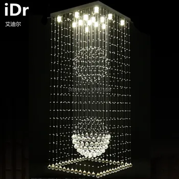 the new listing Double staircase hall living room lights Villa chandelier LED chandelier Crystal Light Square L800xW800xH1900mm
the new listing Double staircase hall living room lights Villa chandelier LED chandelier Crystal Light Square L800xW800xH1900mm