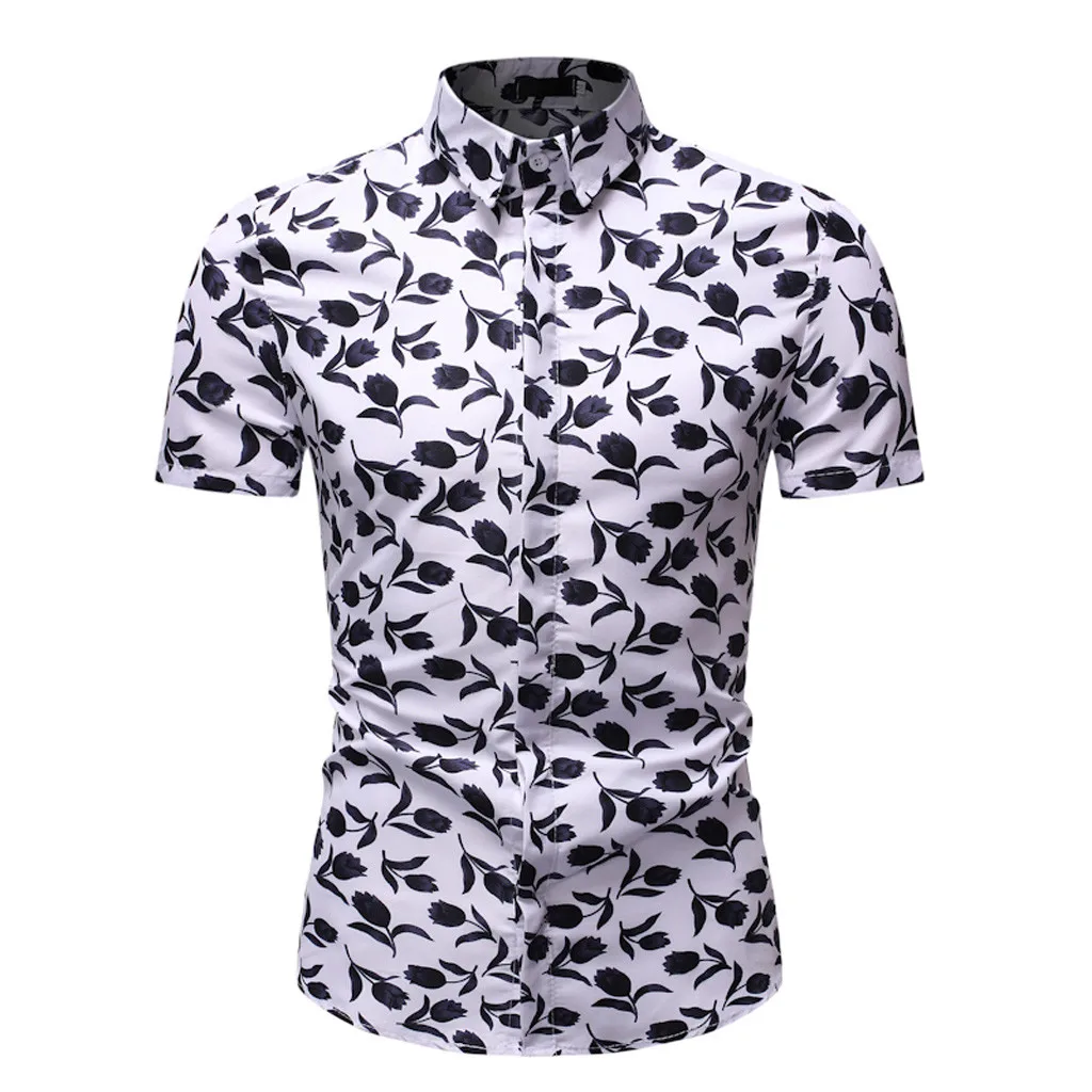 Male Hawaiian Shirts Men's Summer Shirts Fashion Business Blouse Leisure Printing Top Short-sleeved Shirt chemise homme
Male Hawaiian Shirts Men's Summer Shirts Fashion Business Blouse Leisure Printing Top Short-sleeved Shirt chemise homme