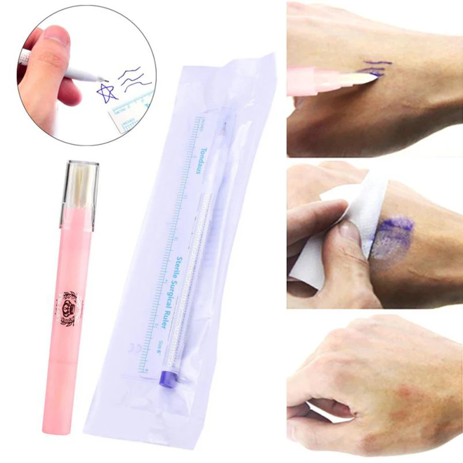 3PCS Tattoo Eyebrow Skin Marker Pen With Measure Measuring Ruler + Wiping Pen Tattoo Kit Tattoo Accessories New
3PCS Tattoo Eyebrow Skin Marker Pen With Measure Measuring Ruler + Wiping Pen Tattoo Kit Tattoo Accessories New