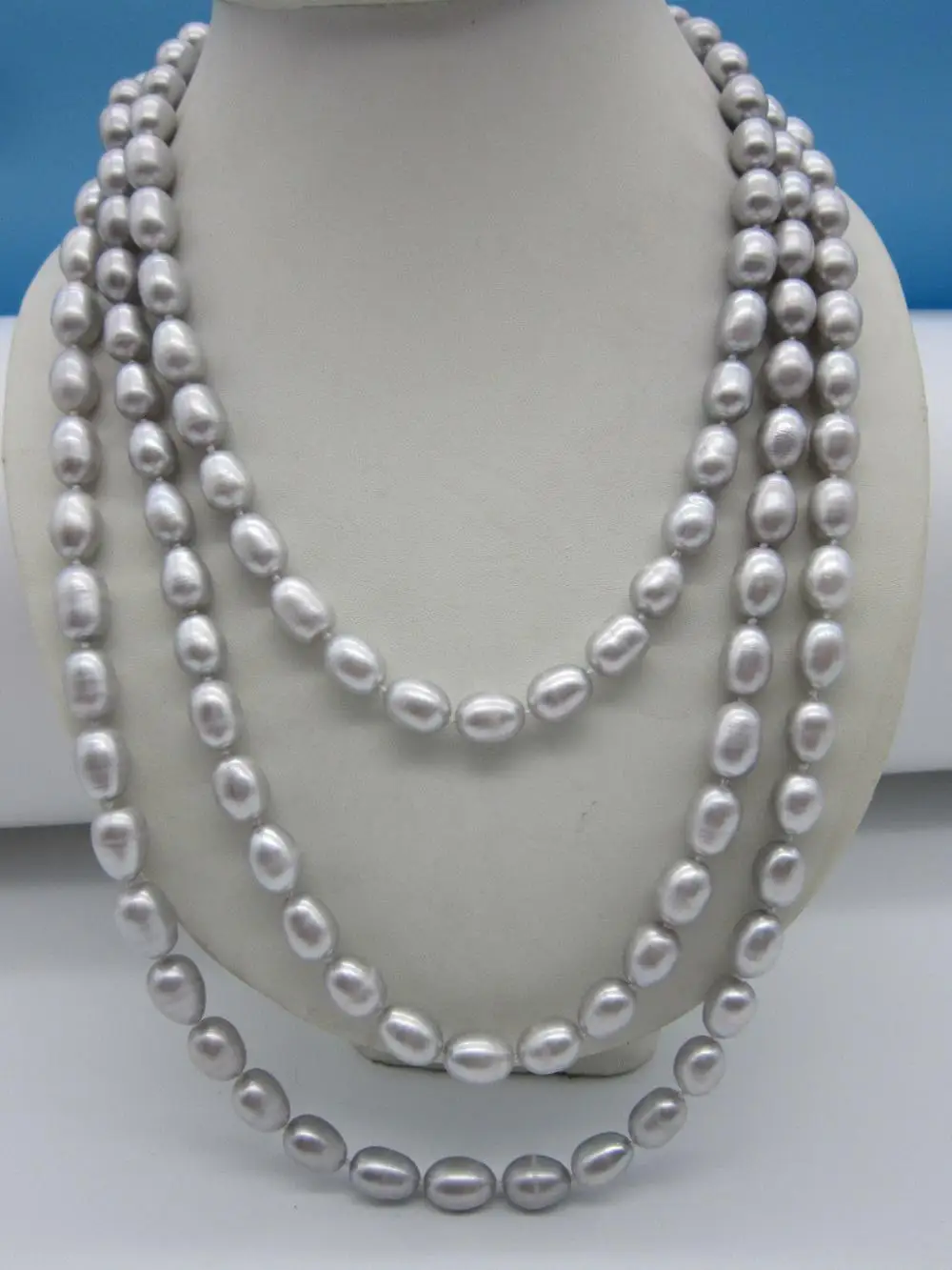 50" HUGE 10-12MM NATURAL SOUTH SEA GENUINE GRAY PEARL NECKLACE 925silver GOLD CLASP
50" HUGE 10-12MM NATURAL SOUTH SEA GENUINE GRAY PEARL NECKLACE 925silver GOLD CLASP