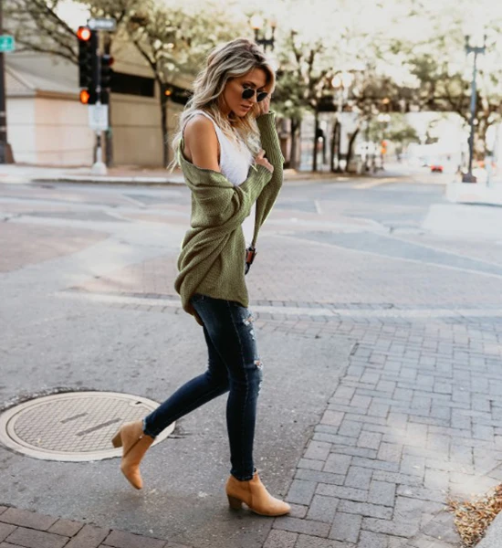 Batwing Sleeve Cardigan Style 3