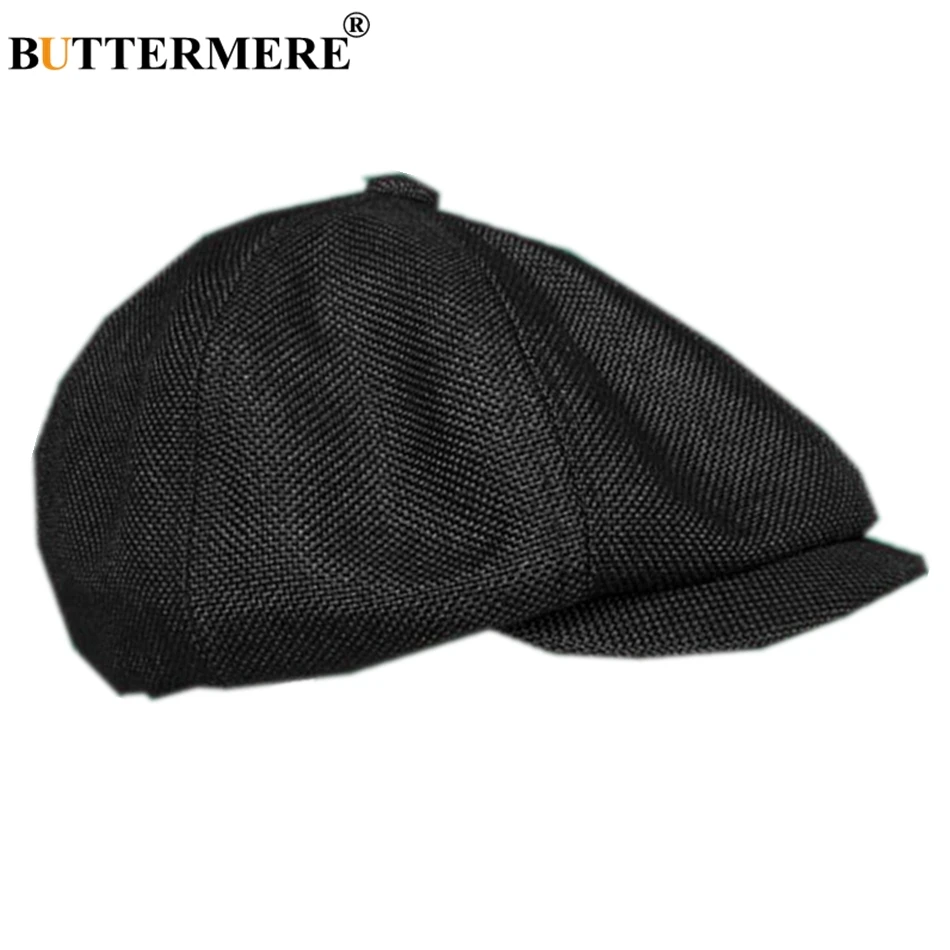 BUTTERMERE Linen Men's Newsboy Cap British Style Spring Summer Black Male Flat Cap Breathable Brand Beckham Mens Beret Hat
BUTTERMERE Linen Men's Newsboy Cap British Style Spring Summer Black Male Flat Cap Breathable Brand Beckham Mens Beret Hat