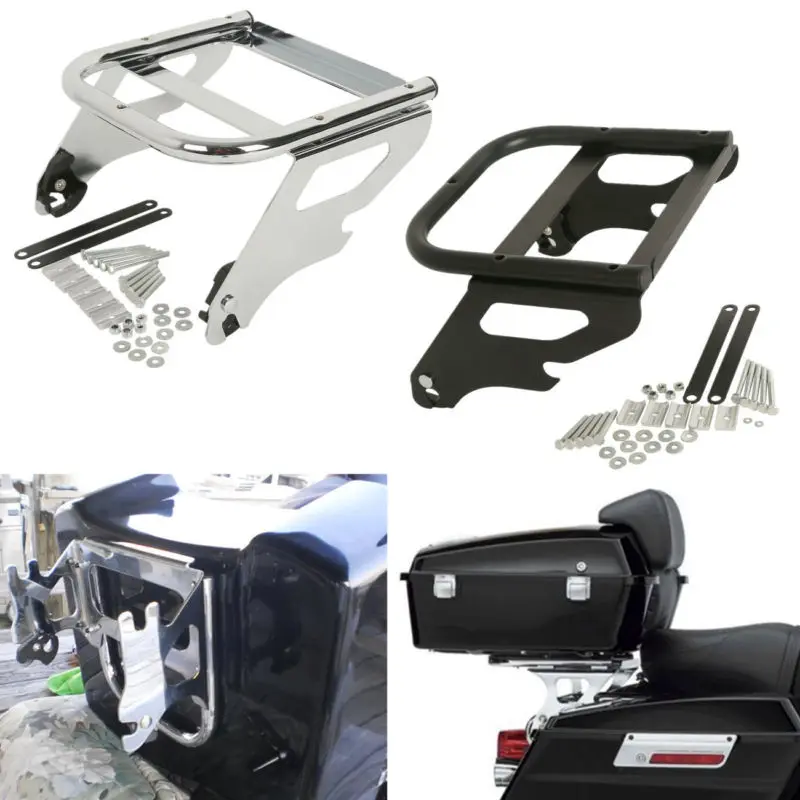 Motorcycle Detachable Solo & Two-up Tour Pak Pack Mount Luggage Rack For Harley Touring Electra Street Glide Road King FLHT FLHX
Motorcycle Detachable Solo & Two-up Tour Pak Pack Mount Luggage Rack For Harley Touring Electra Street Glide Road King FLHT FLHX