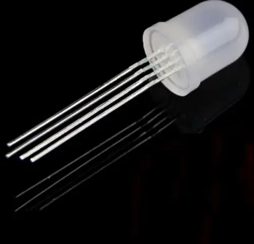 10 шт. PL9823 F5 5 мм RGB LED Круглый P9823 чипсет внутри полноцветный светодиод|chipset| |