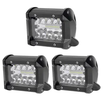 4in 60W 3-Row 10800LM LED Light Bar/Work Light Bar Off-Road Vehicle Spotlight Lamp 18pcs*3W Black DC10-48V
4in 60W 3-Row 10800LM LED Light Bar/Work Light Bar Off-Road Vehicle Spotlight Lamp 18pcs*3W Black DC10-48V