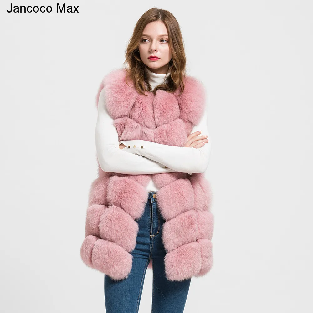 New Arrival Women Real Fox Fur Vest Fashion Style 6 Rows Gilet Female Autumn Winter Warm Luxury Waistcoat S1432
New Arrival Women Real Fox Fur Vest Fashion Style 6 Rows Gilet Female Autumn Winter Warm Luxury Waistcoat S1432