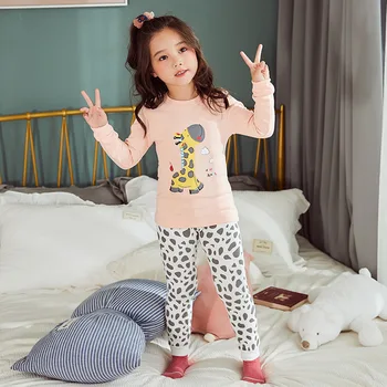 Kids Pajamas Sets Girls Cartoon Sleepwear Cotton Long Sleeve Nightwear Set Children Pyjamas Giraffe Pattern Winter Pajamas Girls
Kids Pajamas Sets Girls Cartoon Sleepwear Cotton Long Sleeve Nightwear Set Children Pyjamas Giraffe Pattern Winter Pajamas Girls