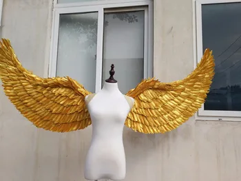 EMS Free shipping fashion gold angel wings creative larage gifts Stage Mall Wedding decoration supplies pure handmade
EMS Free shipping fashion gold angel wings creative larage gifts Stage Mall Wedding decoration supplies pure handmade