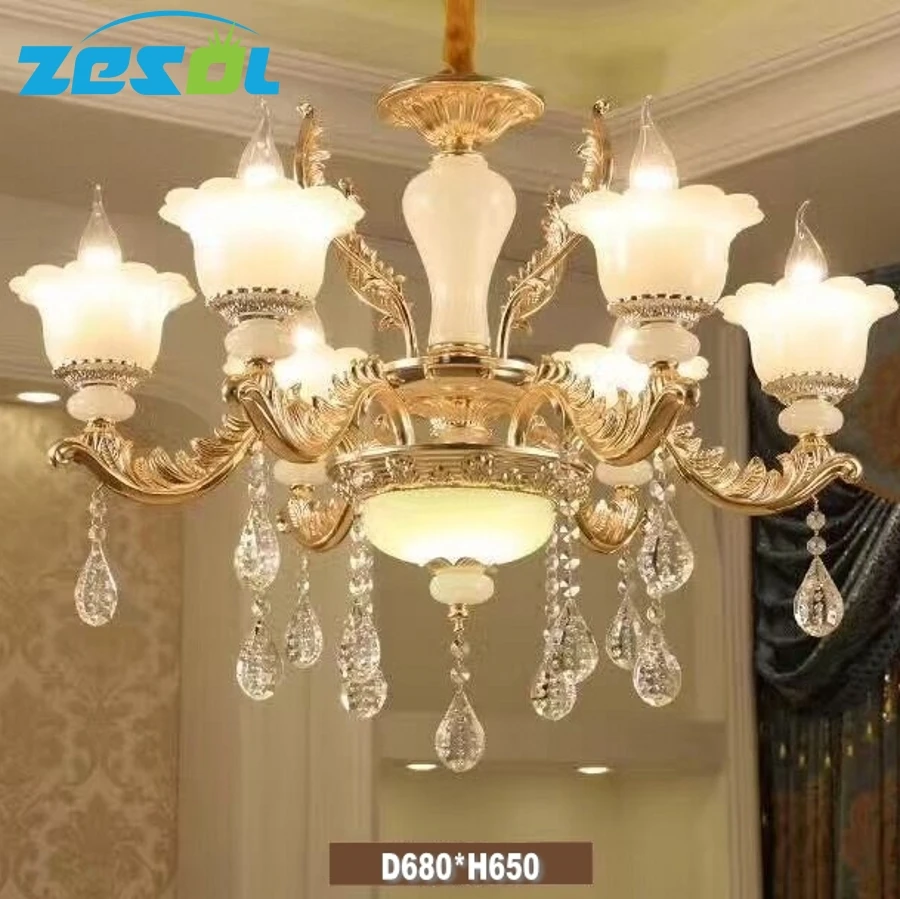 ZESOL Chandelier Crystal Lights Lighting Ceiling Bedroom Living Room Villa Crystal Ceiling Fixtures
ZESOL Chandelier Crystal Lights Lighting Ceiling Bedroom Living Room Villa Crystal Ceiling Fixtures