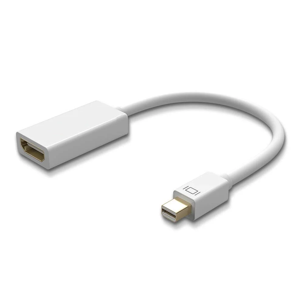 300 шт./лот Thunderbolt Mini DisplayPort Порт дисплея DP в HDMI адаптер кабель для Apple Mac Macbook Pro