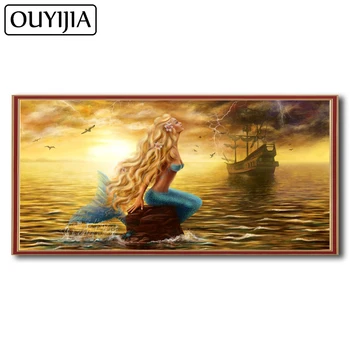 OUYIJIA Oil Art Mermaid 5D DIY Diamond Painting Full Square Siren Rhinestone Mosaic Home Decoration Embroidery Cross Stitch
OUYIJIA Oil Art Mermaid 5D DIY Diamond Painting Full Square Siren Rhinestone Mosaic Home Decoration Embroidery Cross Stitch