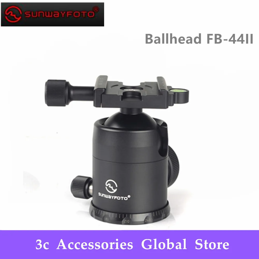 SUNWAYFOTO Ballhead FB-44II Tripod head for DSLR Camera Tripode Professional Aluminum Monopod Panoramic Tripod Ball Head
SUNWAYFOTO Ballhead FB-44II Tripod head for DSLR Camera Tripode Professional Aluminum Monopod Panoramic Tripod Ball Head