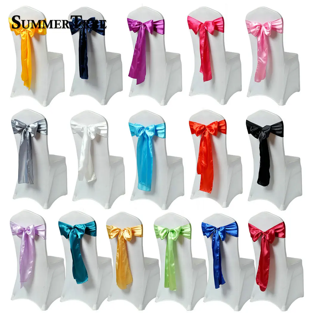 50pcs/Lot Satin Chair Sash Bow 6 x 108inch For Banquet Wedding Party Banquet Bow Ties Butterfly Craft Decoration 15 x 275cm
50pcs/Lot Satin Chair Sash Bow 6 x 108inch For Banquet Wedding Party Banquet Bow Ties Butterfly Craft Decoration 15 x 275cm