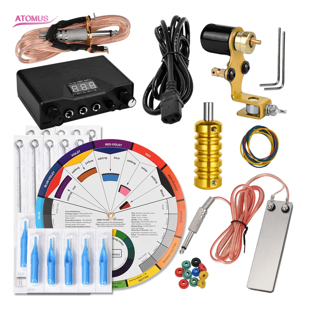 Rotary Tattoo Machine Tatouage Kit Maquina Tattoo Tatuar Profesional Gun Tatu Kits Rotary Set Tatuaje Professional For Beginners
Rotary Tattoo Machine Tatouage Kit Maquina Tattoo Tatuar Profesional Gun Tatu Kits Rotary Set Tatuaje Professional For Beginners