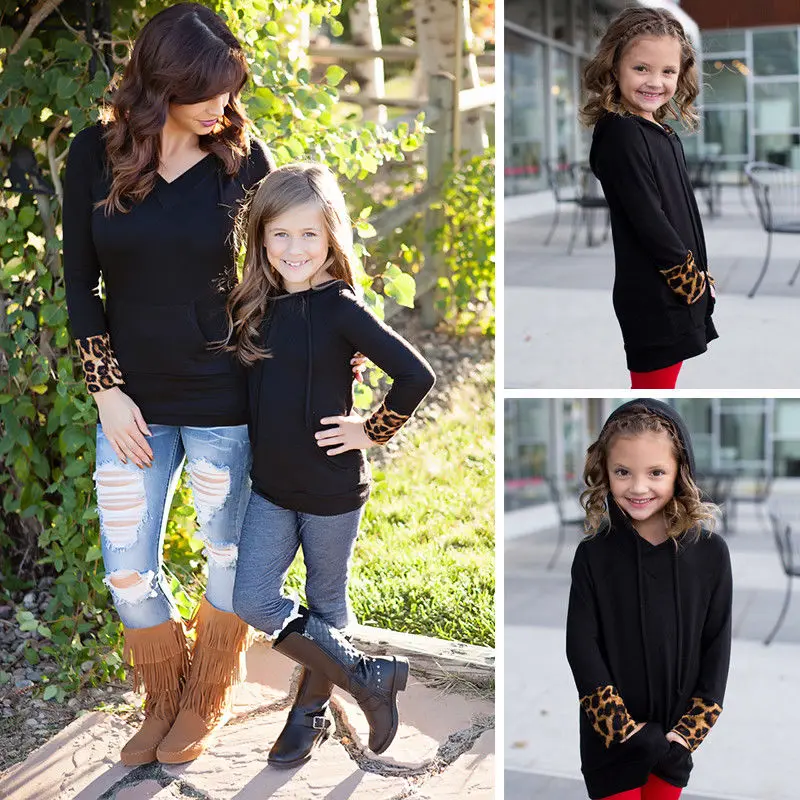 Women Girls Mom Girl Matching Hoodies Kids Sports Pocket Casual Soft Hoodie Sweatshirt Sweater Black Coat Leopard Sleeve
Women Girls Mom Girl Matching Hoodies Kids Sports Pocket Casual Soft Hoodie Sweatshirt Sweater Black Coat Leopard Sleeve