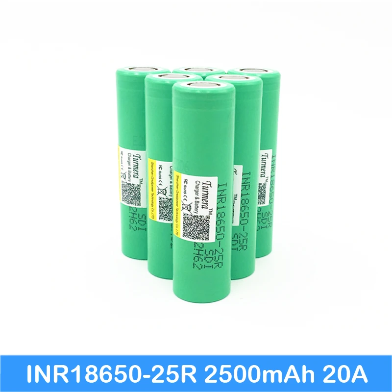 Inr18650 25r 18650 mod поле для INR1865025R 20A разрядный литий батареи электронных сигарет
