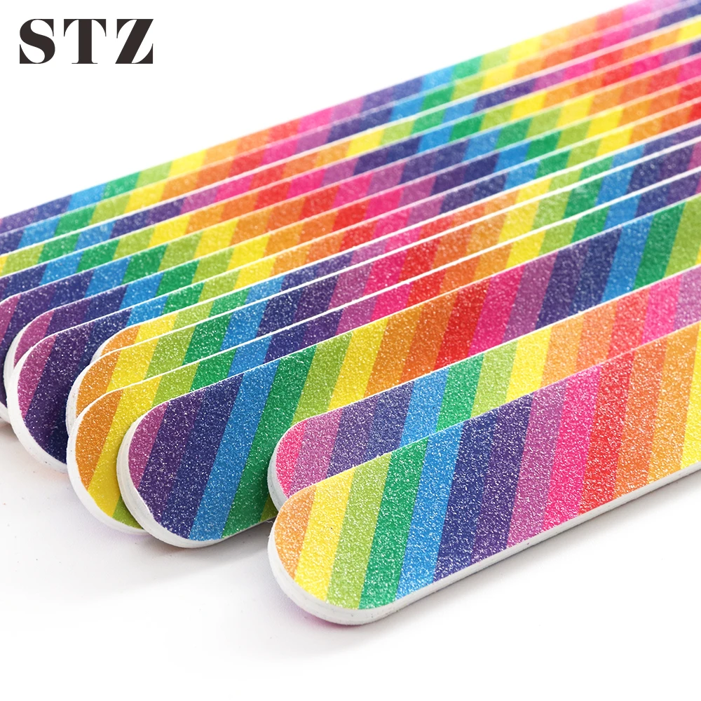 STZ 5pcs/Set Rainbow Nail File Sanding 100/180 Grind Polishing Sponge Sand Buffer Block UV Gel Nails Manicure Pedicure Tool A24
STZ 5pcs/Set Rainbow Nail File Sanding 100/180 Grind Polishing Sponge Sand Buffer Block UV Gel Nails Manicure Pedicure Tool A24