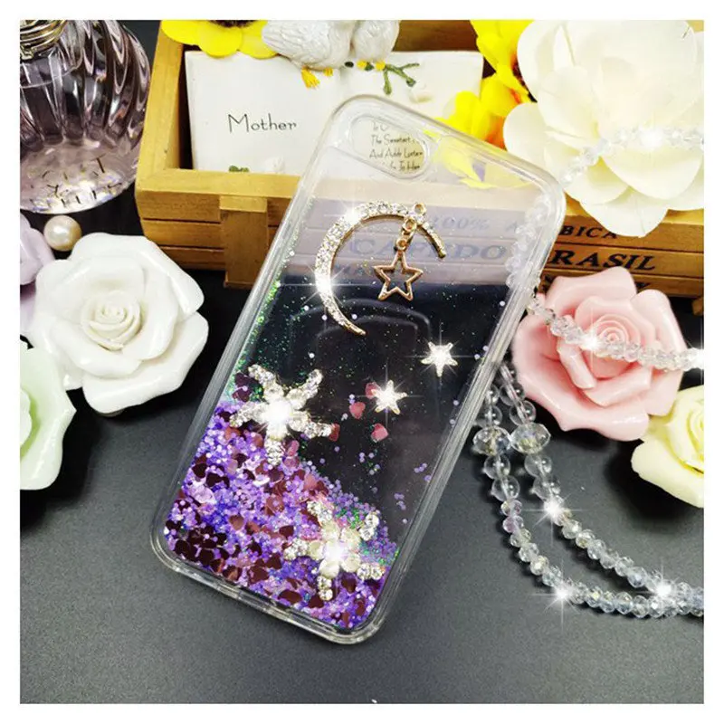 For Samsung S7 edge S8 Plus Note 5 8 9 Cute Rhinestone Diamond Star Moon Bling quicksand Liquid sand soft phone case
For Samsung S7 edge S8 Plus Note 5 8 9 Cute Rhinestone Diamond Star Moon Bling quicksand Liquid sand soft phone case