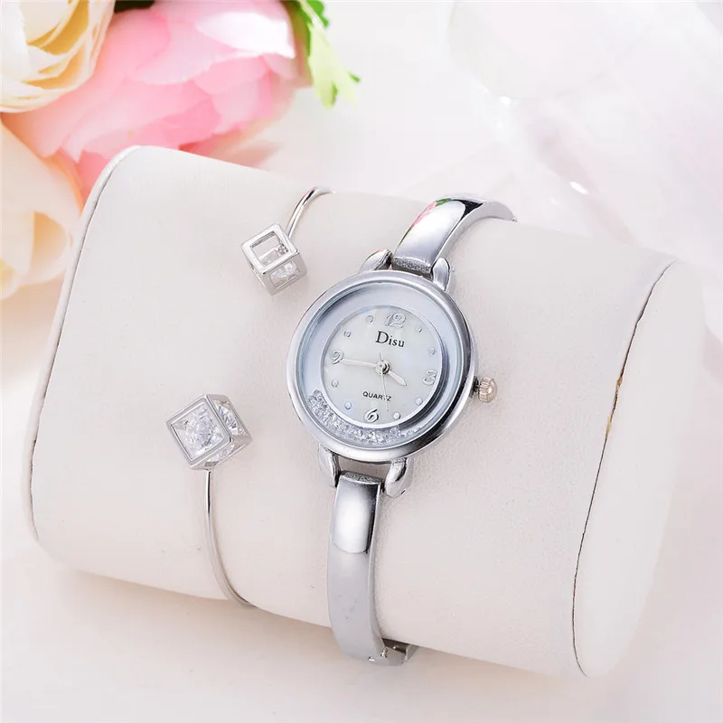 DISU women Watch Light Luxury Girl Quartz Temperament Bracelet Set Chain Watch Delicate Birthday Gift relogio feminino A4
DISU women Watch Light Luxury Girl Quartz Temperament Bracelet Set Chain Watch Delicate Birthday Gift relogio feminino A4