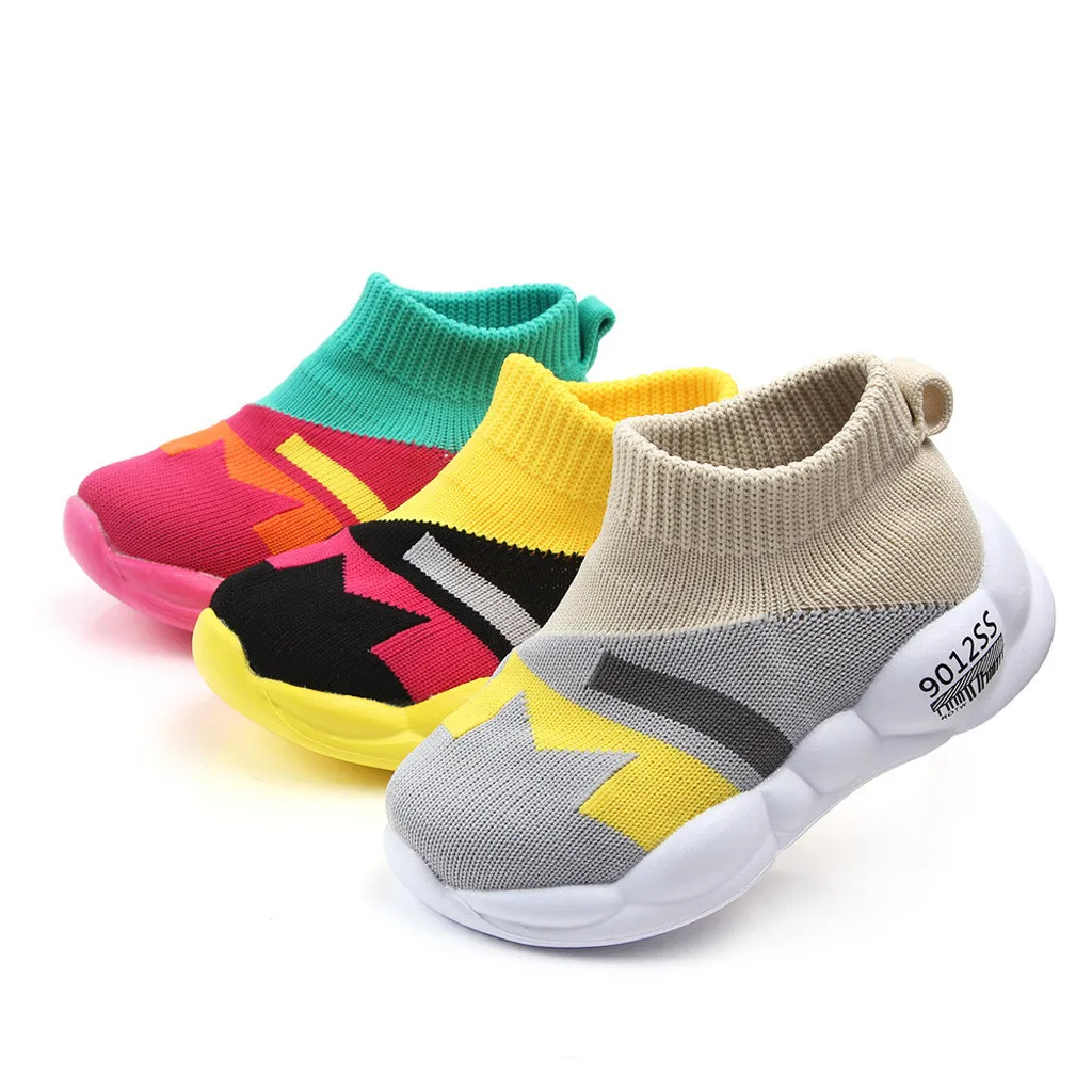 Newborn Baby Boy Girl Mesh Breathable Cotton Socks Anti Slip Infant Toddler Kids