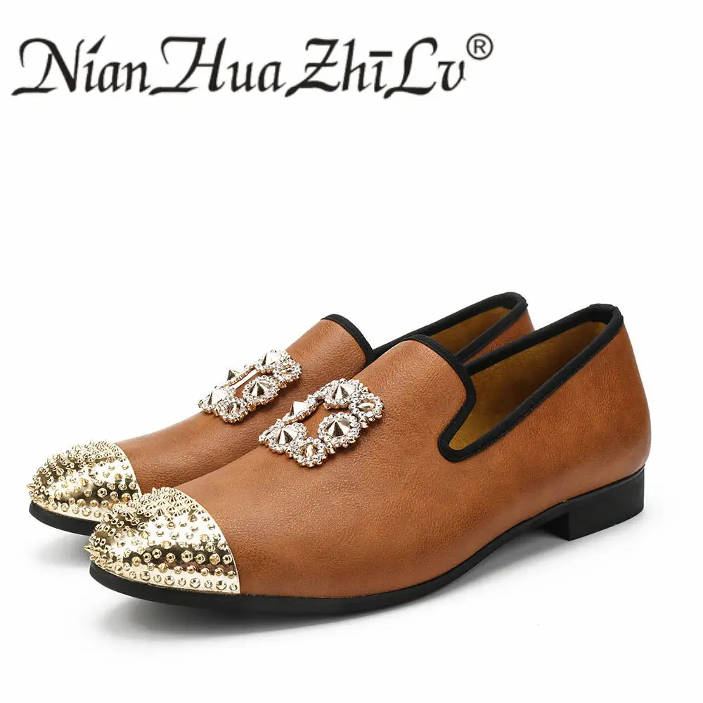 2018 New Fashion Men Party And Wedding Handmade Loafers Men's Leather Shoes With Gold Buckle Men Dress Shoes
2018 New Fashion Men Party And Wedding Handmade Loafers Men's Leather Shoes With Gold Buckle Men Dress Shoes