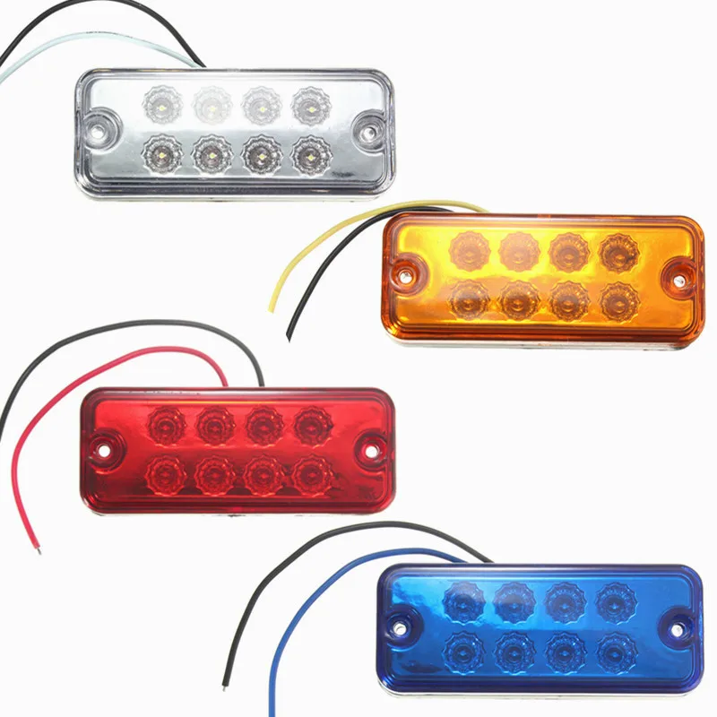 1Pcs Car side light LED Lamp Bulbs white red yellow 12V clearance lamps and indication lamps Light for trucks trailer
1Pcs Car side light LED Lamp Bulbs white red yellow 12V clearance lamps and indication lamps Light for trucks trailer