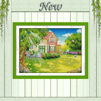 Comfort scenery villa garden NKF Counted print on fabric Cross Stitch Needlework kits DMC 14CT 11CT DIY Embroidery Sets painting
Comfort scenery villa garden NKF Counted print on fabric Cross Stitch Needlework kits DMC 14CT 11CT DIY Embroidery Sets painting