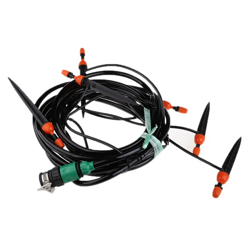 10m Adjusted AUTO Irrigation DIY 25 Drippers Sprinklers Irrigation System Plant Self Watering G With Universal 3/8" Adapter
10m Adjusted AUTO Irrigation DIY 25 Drippers Sprinklers Irrigation System Plant Self Watering G With Universal 3/8" Adapter