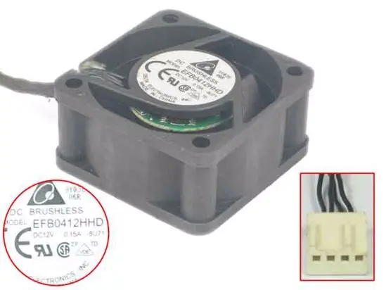 Охлаждающий вентилятор для сервера Delta Electronics EFB0412HHD 8U71, 12 В постоянного тока, 0,15 А, 40x40x20 мм
Охлаждающий вентилятор для сервера Delta Electronics EFB0412HHD 8U71, 12 В постоянного тока, 0,15 А, 40x40x20 мм