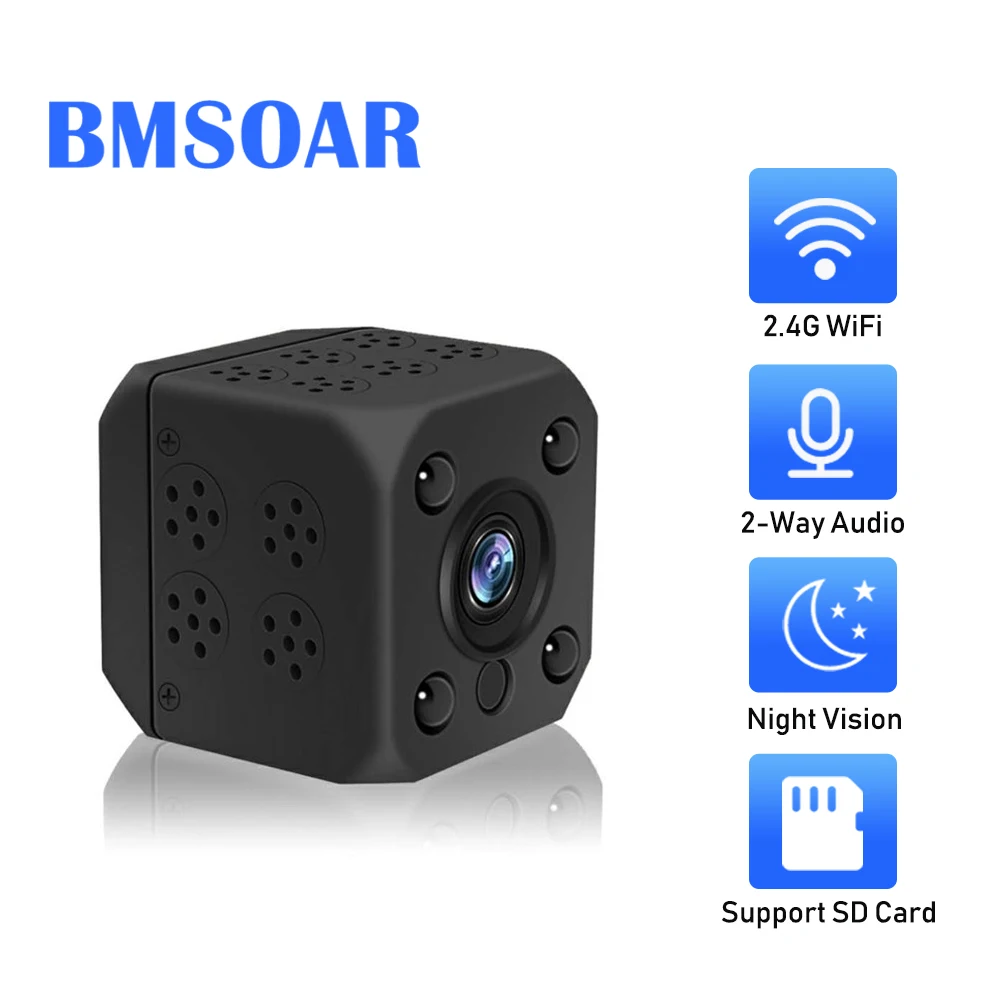 960P Mini Wifi Camera 140 Degree Wide View Night Vision Wireless IP Camera Built-in Battery Surveillance Video Motion Detection
960P Mini Wifi Camera 140 Degree Wide View Night Vision Wireless IP Camera Built-in Battery Surveillance Video Motion Detection