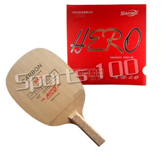 Ракетка для настольного тенниса Pro Combo Paddle Yinhe 988 Blade с мечом Hero Rubber|yinhe 988|table tennis