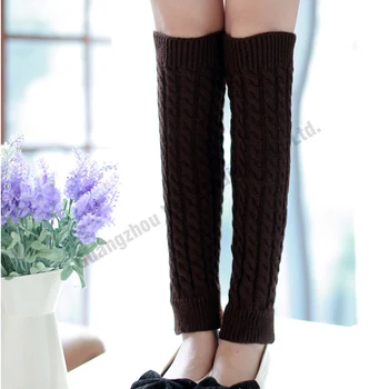 2016 New fashion lady knee high socks knit crochet winter warmer leg warmers for women knitted wool cotton knit leg warmers boot
2016 New fashion lady knee high socks knit crochet winter warmer leg warmers for women knitted wool cotton knit leg warmers boot