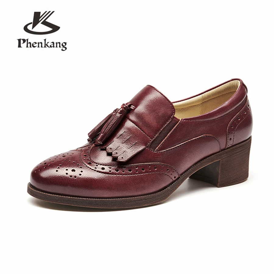 Women oxford pumps shoes vintage genuine leather lady Pumps oxford heels shoes for women black brown red shoes 2019 spring
Women oxford pumps shoes vintage genuine leather lady Pumps oxford heels shoes for women black brown red shoes 2019 spring