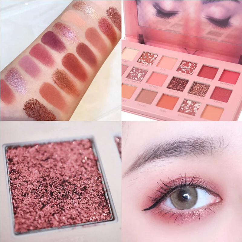 Brand 18 Color Shimmer Matte Eyeshadow Palette Matallic Glitter Makeup Smooth Eye Shadow Powder Waterproof nude Cosmetics
Brand 18 Color Shimmer Matte Eyeshadow Palette Matallic Glitter Makeup Smooth Eye Shadow Powder Waterproof nude Cosmetics