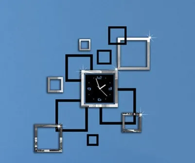 New 3D DIY Mirror Wall Clock Modern Design Square Shaped De Parede Wall Watch Sticker Decorating Office Living Room
New 3D DIY Mirror Wall Clock Modern Design Square Shaped De Parede Wall Watch Sticker Decorating Office Living Room