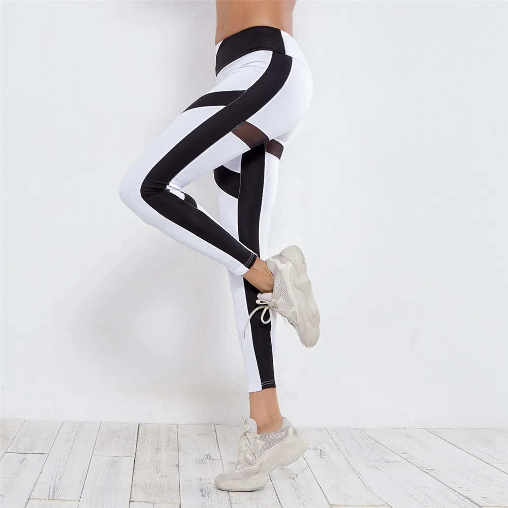 Women Black White Patchwork Sports Fitness Leggings Female Elastic Slim Push Up Leggings Sweatpants Girl Gym Workout Pants
Women Black White Patchwork Sports Fitness Leggings Female Elastic Slim Push Up Leggings Sweatpants Girl Gym Workout Pants