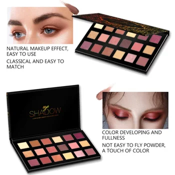 18 Color Eyeshadow Shimmer And Matte Pigment Long-Lasting Makeup For Lazy Beginner
18 Color Eyeshadow Shimmer And Matte Pigment Long-Lasting Makeup For Lazy Beginner