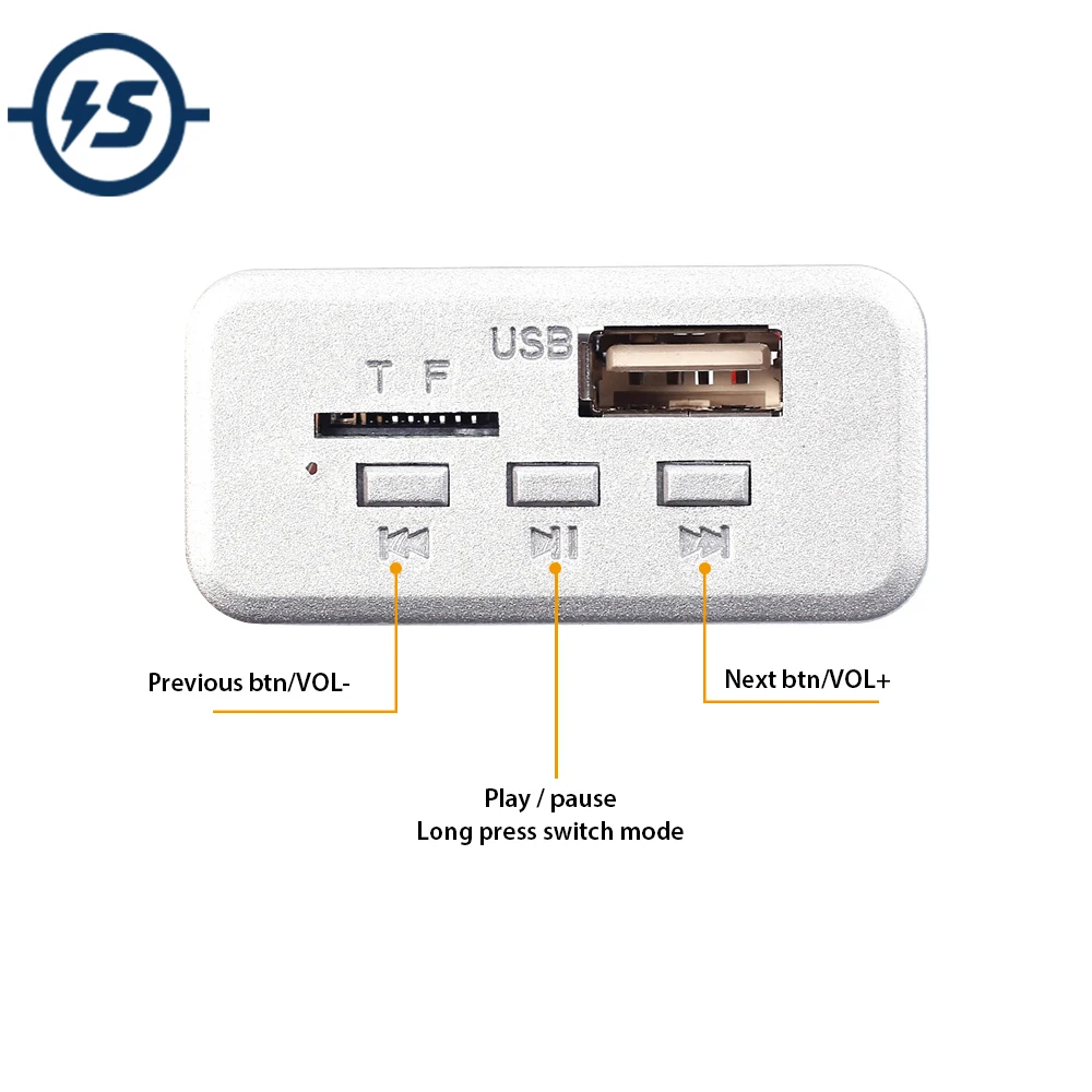 Mini Bluetooth MP3 Decode Board 12V/24V/36V Single Channel 3W Power Amplifier for TF/U disk
Mini Bluetooth MP3 Decode Board 12V/24V/36V Single Channel 3W Power Amplifier for TF/U disk