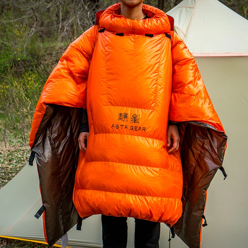 ASTAGEAR WearableOutdoor Down Sleeping Bag Sleeping Bag Camping Ultralight Full Body Sleeping Bags with Compression Sack
ASTAGEAR WearableOutdoor Down Sleeping Bag Sleeping Bag Camping Ultralight Full Body Sleeping Bags with Compression Sack