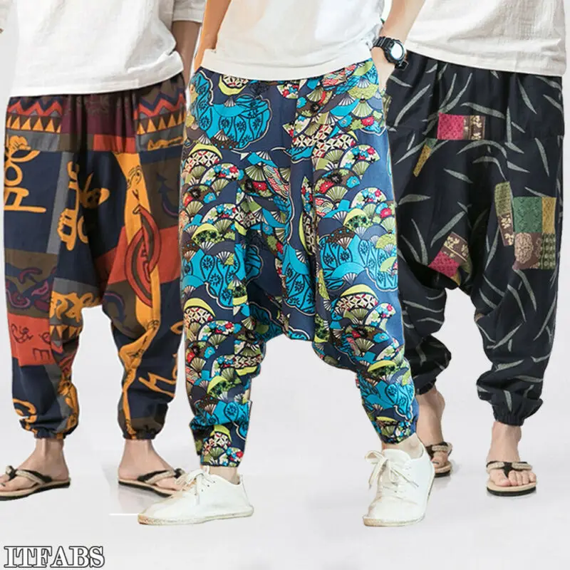 Mens or Womens Harem Pants Hippie Aladdin Bohemian Boho Baggy Gypsy Trousers New
Mens or Womens Harem Pants Hippie Aladdin Bohemian Boho Baggy Gypsy Trousers New