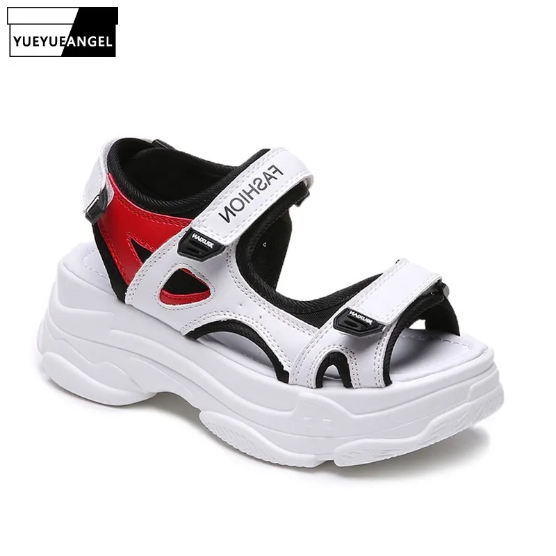 Rome Sandals Women Summer 2019 Flat Platform Wedge Shoes Sandals Harajuku Open Toe Beach Hook & Loop Height Increasing Sandals
Rome Sandals Women Summer 2019 Flat Platform Wedge Shoes Sandals Harajuku Open Toe Beach Hook & Loop Height Increasing Sandals