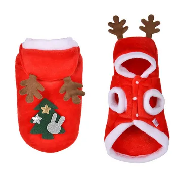 Winter Warm Flannel Dog Clothes Elk Christmas Dog Coat Clothing New Year's Pet clothes Christmas Puppy Decoration Costume
Winter Warm Flannel Dog Clothes Elk Christmas Dog Coat Clothing New Year's Pet clothes Christmas Puppy Decoration Costume