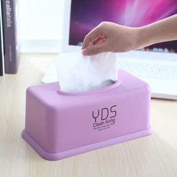 Plastic Tissue Box Cover Creative Paper Storage Home Car Napkins Holder Case Pink/Blue/Purple Home Organizer Decoration Tools
Plastic Tissue Box Cover Creative Paper Storage Home Car Napkins Holder Case Pink/Blue/Purple Home Organizer Decoration Tools