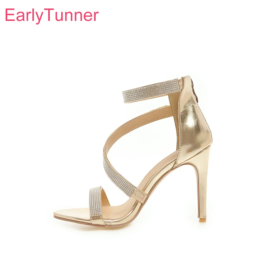 Brand New Summer Glamour Gold Silver Women Bridal Sandals Super High Heels Sexy Crystal Lady Shoes EH853 Plus Big Size 10 43
Brand New Summer Glamour Gold Silver Women Bridal Sandals Super High Heels Sexy Crystal Lady Shoes EH853 Plus Big Size 10 43
