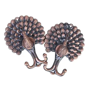 1 paire Crochets Murals Forme de Paon pour Embrasses a Rideaux / Vetements / Chapeaux
1 paire Crochets Murals Forme de Paon pour Embrasses a Rideaux / Vetements / Chapeaux