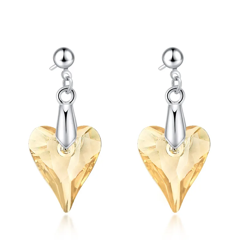 Metal Earrings Heart Earrings Fashion Trendy Alloy Rhinestone Pink Blue Purple Long Big African Women Jewelry Ladies Femme 
Metal Earrings Heart Earrings Fashion Trendy Alloy Rhinestone Pink Blue Purple Long Big African Women Jewelry Ladies Femme