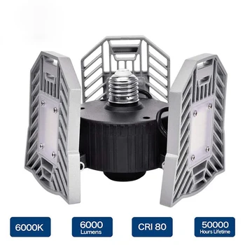 Deformable Led Garage Ceiling Lights E27 60W 6000LM AC170-265V led Mining Lamps Industrial Lamp for Workshop Warehouse
Deformable Led Garage Ceiling Lights E27 60W 6000LM AC170-265V led Mining Lamps Industrial Lamp for Workshop Warehouse